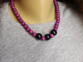 Náhrdelník ´- fialkové korálky