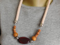Náhrdelník do hněda