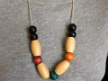Náhrdelník  dřevěný