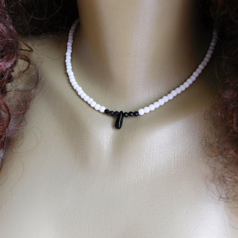 Náhrdelník - nefrit, spinel, onyx náhrdelník nerez onyx nefrit spinel 