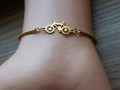 Náramek-zlatá  nerez ocel, kolo