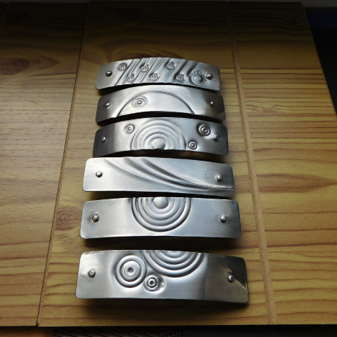 Nerezové spony do  vlasů....6 ks nerez nerezová spona do vlasu 