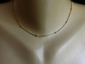 Náhrdelník -zlatá nerez ocel