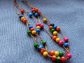 Náhrdelník -barvičky na krátko...