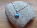 Náhrdelník- larimarový  přívěšek