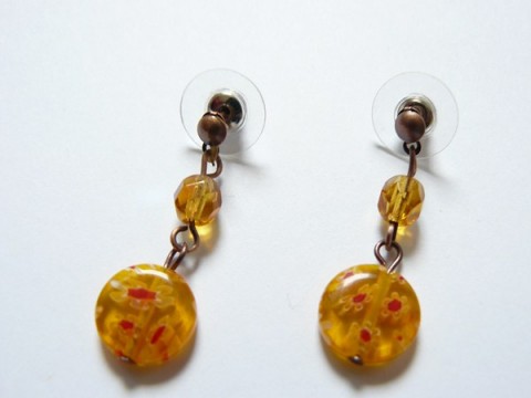 Millefiori oranžové 