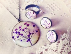 náušnice Linecké cukroví -chir.ocel