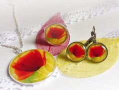 náušnice Linecké cukroví -chir.ocel