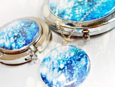 náušnice Linecké cukroví -chir.ocel