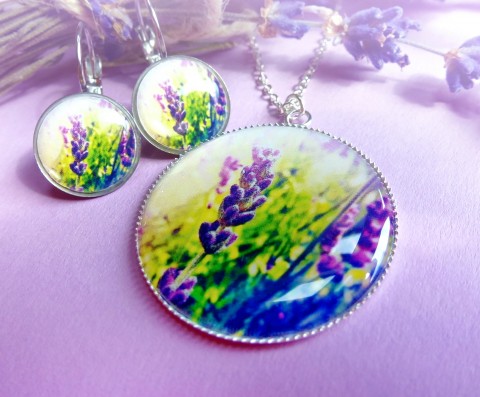 sada Levandulky levandule fialová levandulová sada souprava nerez hypoalergenní provance set alergik chirurgická ocel voňavý procence vůné 