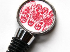 náušnice Linecké cukroví -chir.ocel