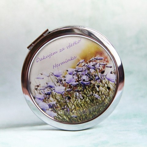 zrcátko Zvonky dárek jarní letní elegantní věnování jméno příroda zvonek jaro svatba léto jemné zvonky podzimní svatební rose rostlina monogram poděkování green iniciály nevěsta milé detail družička praktické wedding svědkyně text na přání 