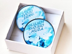 náušnice Linecké cukroví -chir.ocel