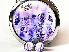 náušnice Linecké cukroví -chir.ocel