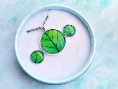 náušnice Linecké cukroví -chir.ocel