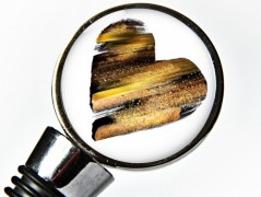 náušnice Linecké cukroví -chir.ocel