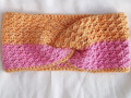 Čelenka růžovo-žlutá