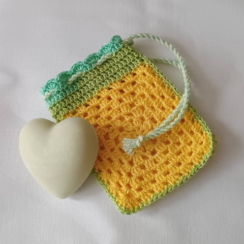 Pytlíček na tělové mýdlo větší masážní na mýdlo tělový pytliček 