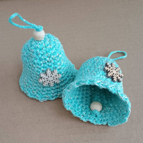 Zvonečky zelené dekorace vánoce vánoční zvoneček zvonek ozdoba na stromek 