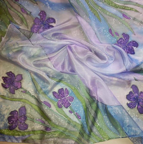 HEDVÁBNÝ IRISKOVÝ šátek 