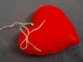 Srdíčko z filcu 20 cm závěsné