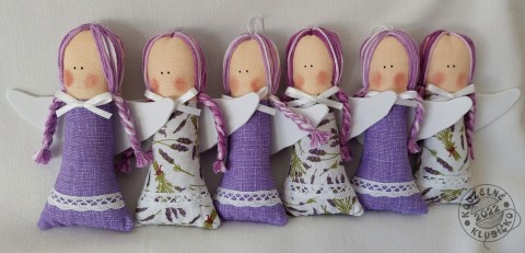 Andělky MINI plné levandule fialové levandule andělka vonička andělka levandulová 