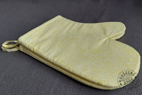 Chňapka Žlutá s kvítky cena za 1 ks chňapka chňapky 