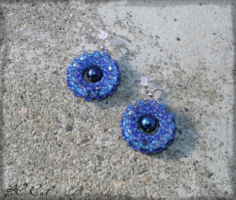 Před bouří - náušnice šperk korálky doplněk náušnice přírodní perleť autorský originál země rivolka 