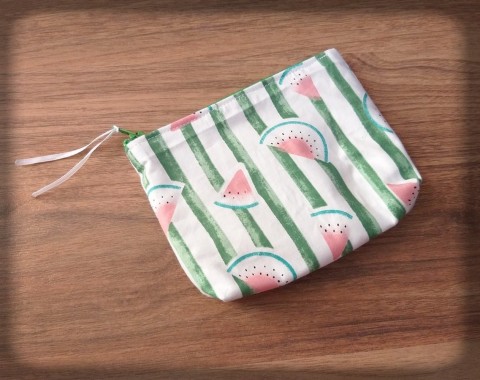 Kapsička na drobnosti - meloun proužky barevná taštička meloun kapsička veselá kapsa melounek na drobnosti hravá mošnička 