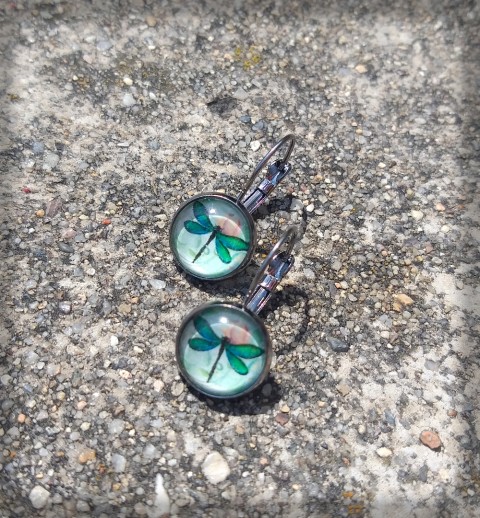 Vážky no.2 hmyz šperk doplněk náušnice vážka náušničky potok dragonfly potůček říčka 