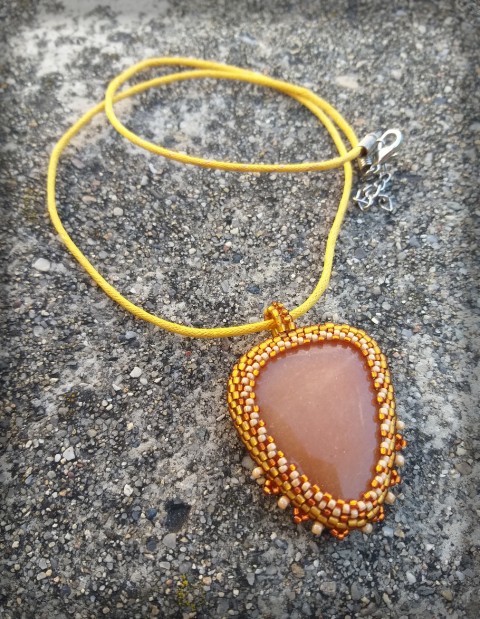 Rezavý jako liška - Avanturín šperk náhrdelník býk doplněk přírodní minerál vodnář kozoroh beran avanturín zdraví ryby blíženci rak panna váhy střelec energie síla harmonie 