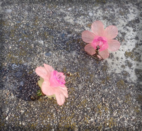 Jarní kvítí no.5 šperk doplněk náušnice květy příroda jaro květ kytka rozkvetlé kvítečky kvítí 