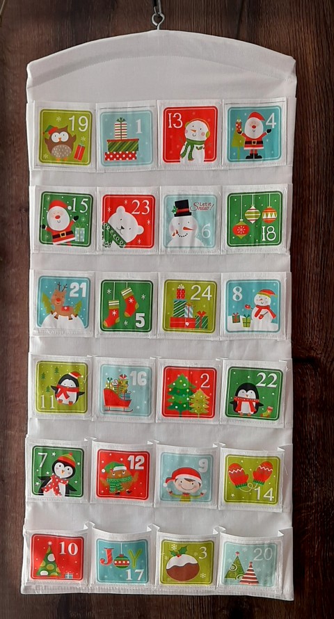 Adventní kalendář no.1 děti vánoce kapsář dítě advent ježíšek kalendář svátky vánoční svátky nadílka adventní kalendář 