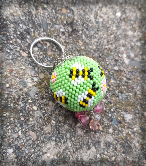 Rojení přívěsek doplněk koule klíče květ ozdoba kvítek včela štěstí včelka koulička štěstíčko včelička roj 