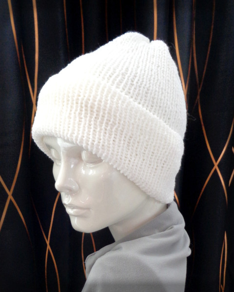 Pestrobarevný kulich no.15 kulich zima čepice pletení akryl duhový barevný veselý univerzální duha pestrobarevný unisex pokrývka hlavy módní doplněk hřeje 