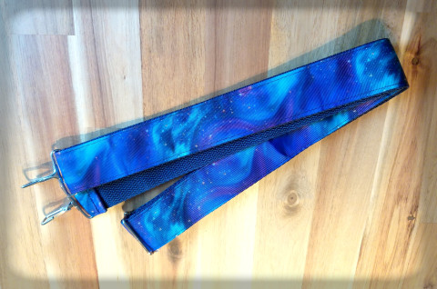 Nastavitelné ucho na tašku no.4 taška ucho veselý originál pestrobarevný nápadný vzorovaný popruh náhradní kabenka vyměnitelný 