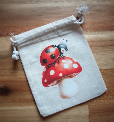 Sáček s nažehlovačkou no.6 pytlík sáček váček obal obrázek drobnost zvířátko 