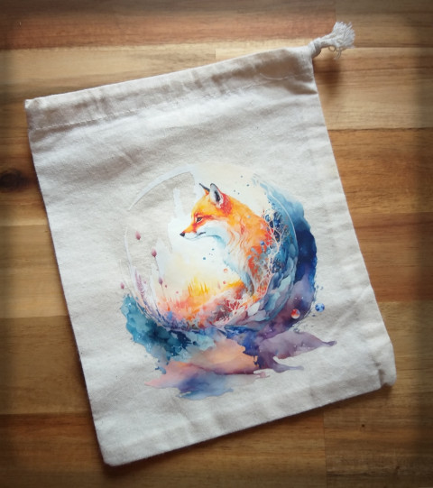 Sáček s nažehlovačkou no.18 pytlík sáček váček obal obrázek drobnost zvířátko 