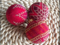 Baňky háčkované z korálků no.6