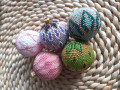 Baňky háčkované z korálků no.13