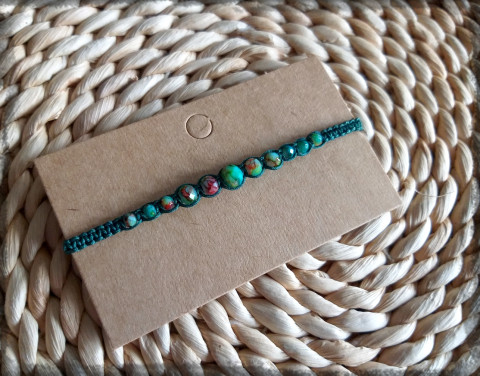 Drhaný náramek no.30 šperk náramek korálky doplněk retro kroužek mazlíček drhání shambala drhaný kuh milovník 