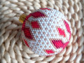 Baňka háčkovaná z korálků no.21