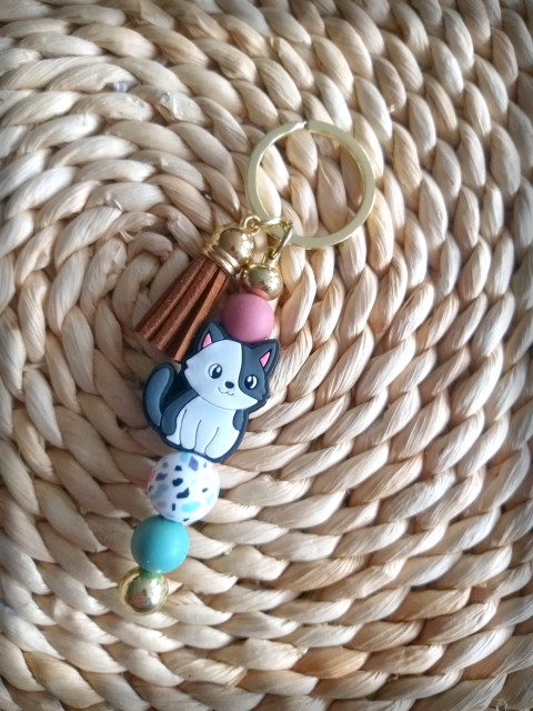 Macík šperk přívěsek doplněk kočka kočička veselé kotě kočičí koťátko zvířátko kocourek na tašku silikon na klíče srandovní zíábava 