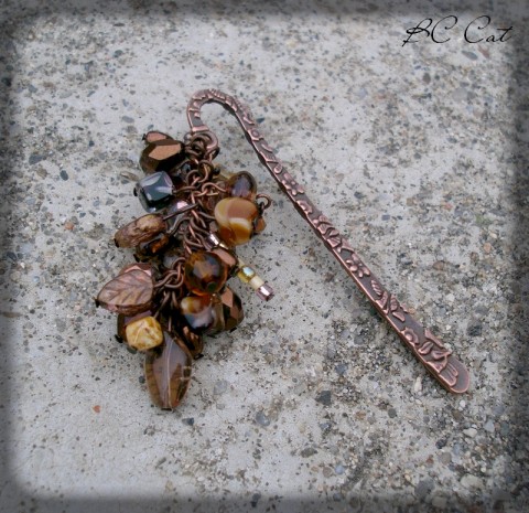 Záložka do knihy - Brown kniha záložka četba 