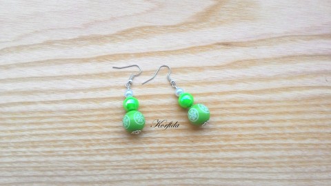 Náušnice vánoční vločky korálky zelená náušnice vánoce zelený dívčí bílá vánoční zelené hvězda bílé zelenkavá hvězdy korálek bílý taneční světlezelená světlezelený hvězdička sněhová vločka hvězdičky vločky pár sněhový sněhové pro dívky pro ženy světlezelené krajvys korfida 